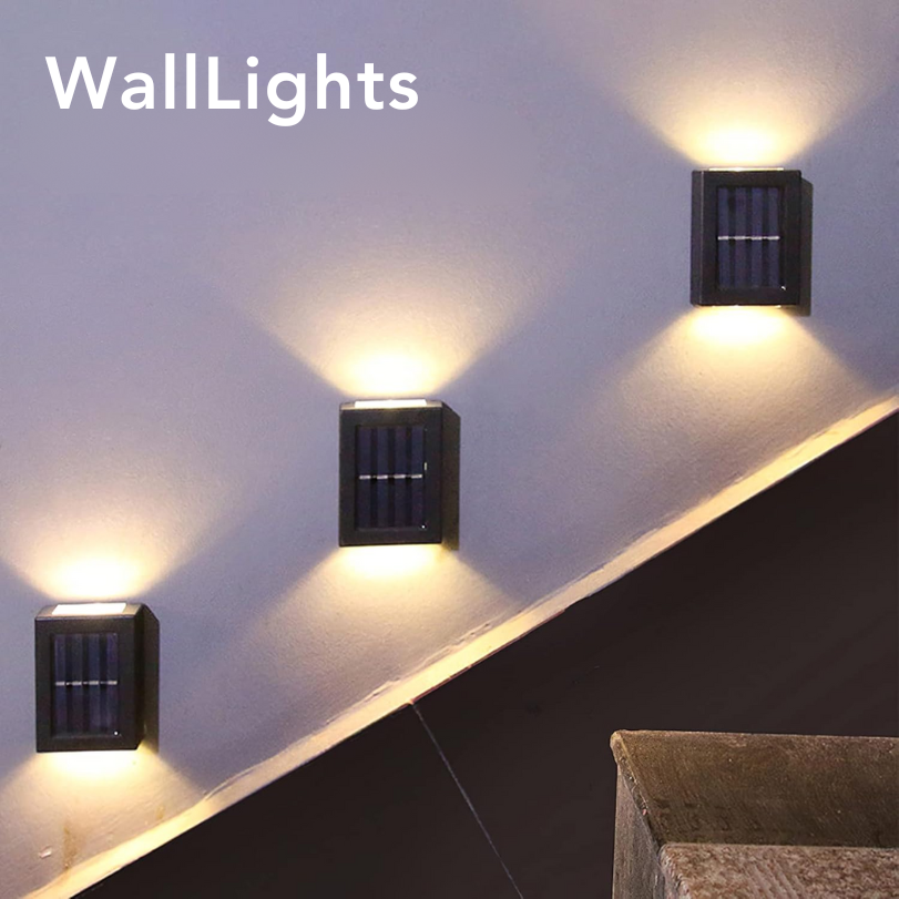 Ledsen™ WallLight: Solární Dvojitý Stín Murové Světlo