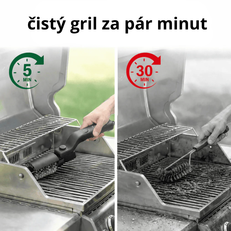 GrillBrush™ | Rychlé řešení pro dokonale čistý gril