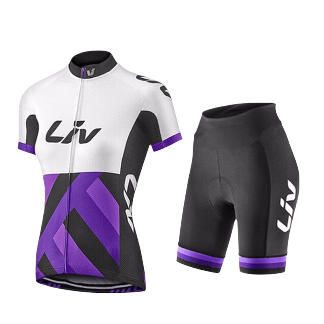 Dámský sportovní cyklistický set (krátký)