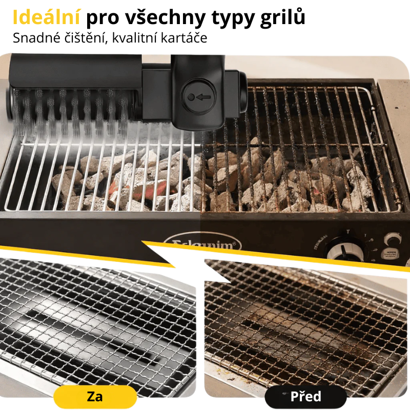 GrillBrush™ | Rychlé řešení pro dokonale čistý gril