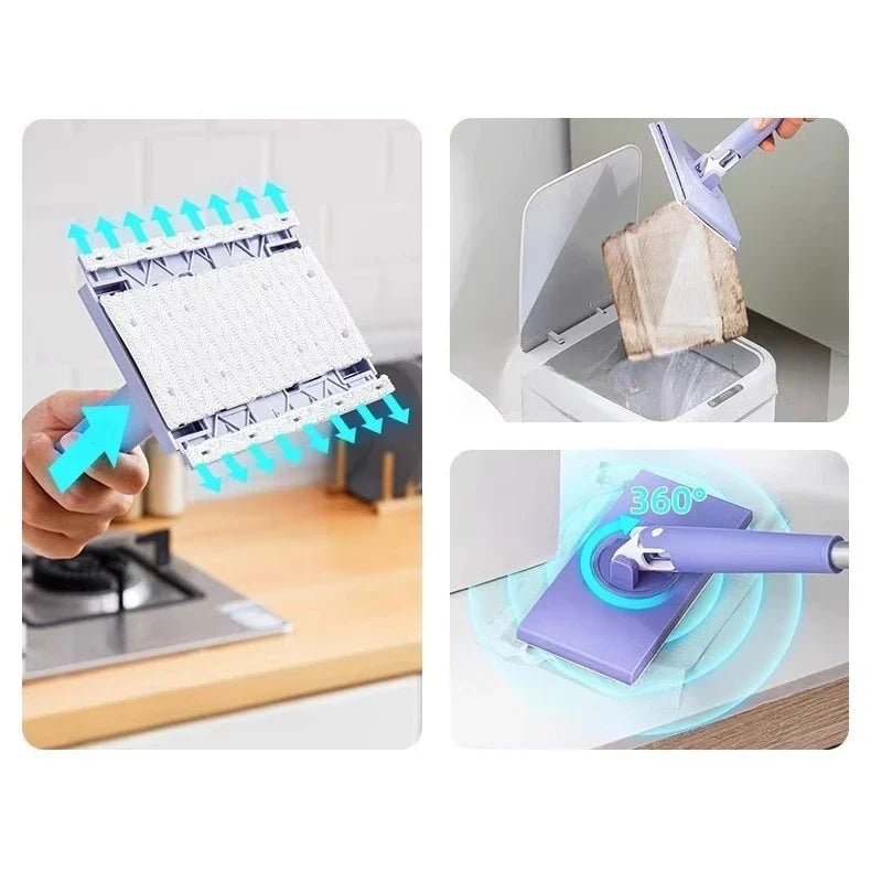 Cleaner Pro° Klemovací Mop: Automatické Rychlé Sušení Klemovací Mop pro Mokré a Suché Úklid