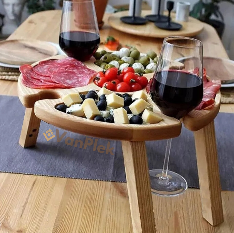 UltiFurni® WoodenFold - Dřevěný skládací stůl