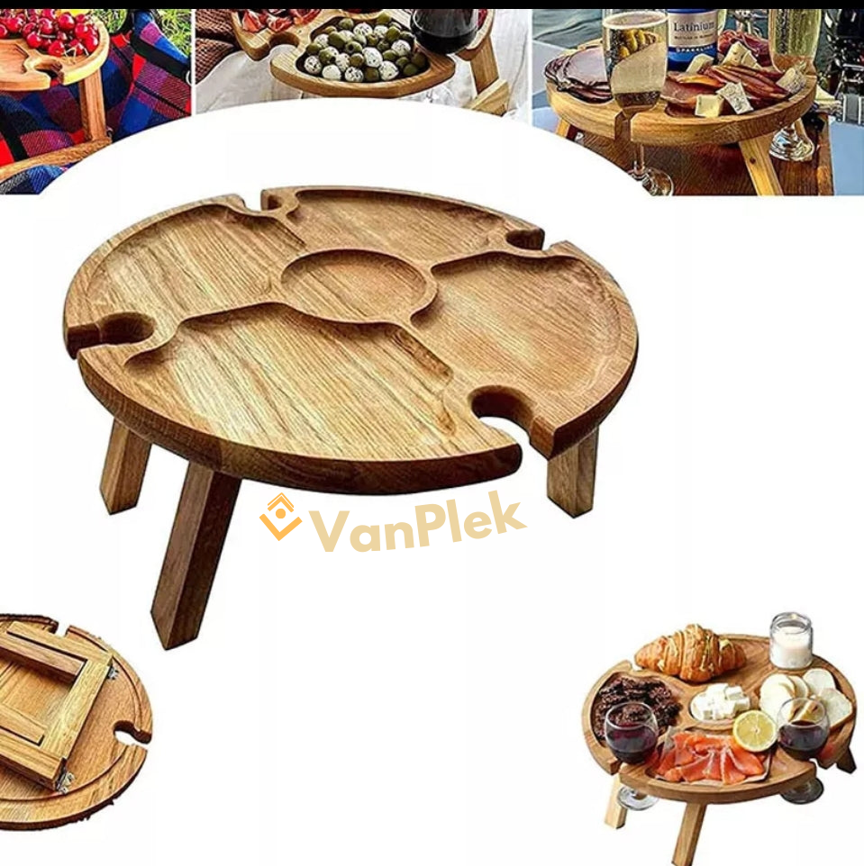 UltiFurni® WoodenFold - Dřevěný skládací stůl