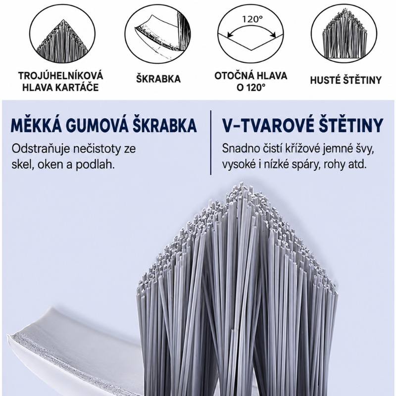 Ultra silný V-Brush BROOMY®