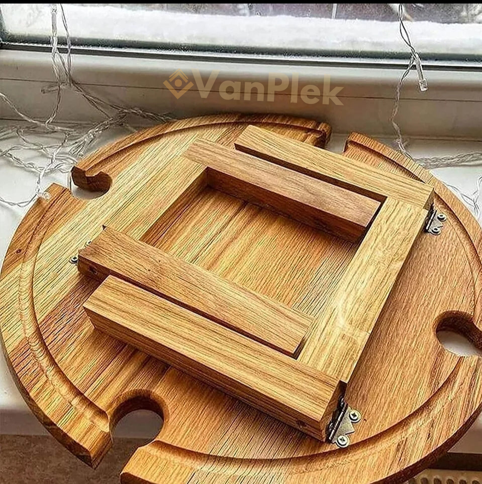 UltiFurni® WoodenFold - Dřevěný skládací stůl