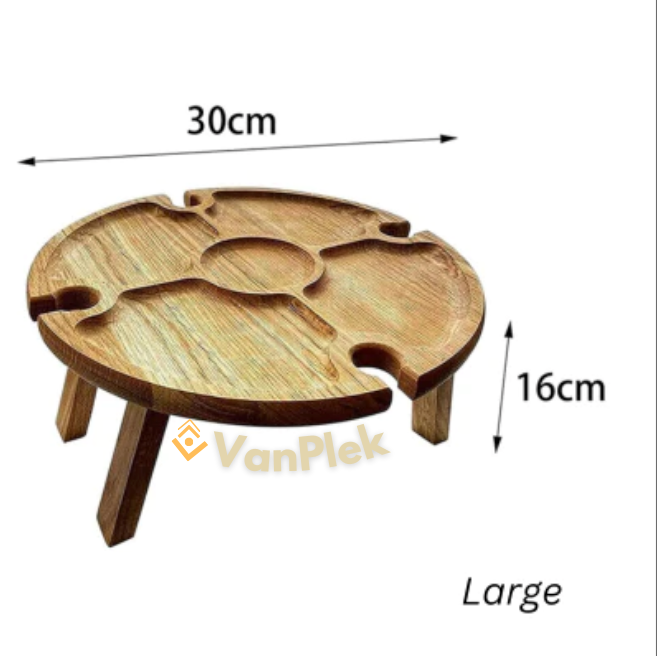 UltiFurni® WoodenFold - Dřevěný skládací stůl