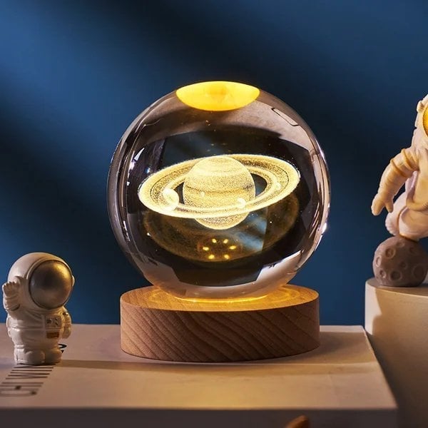 Ledsen™ CrystalBall - 3D Sluneční soustava Křišťálová koule s LED světlem