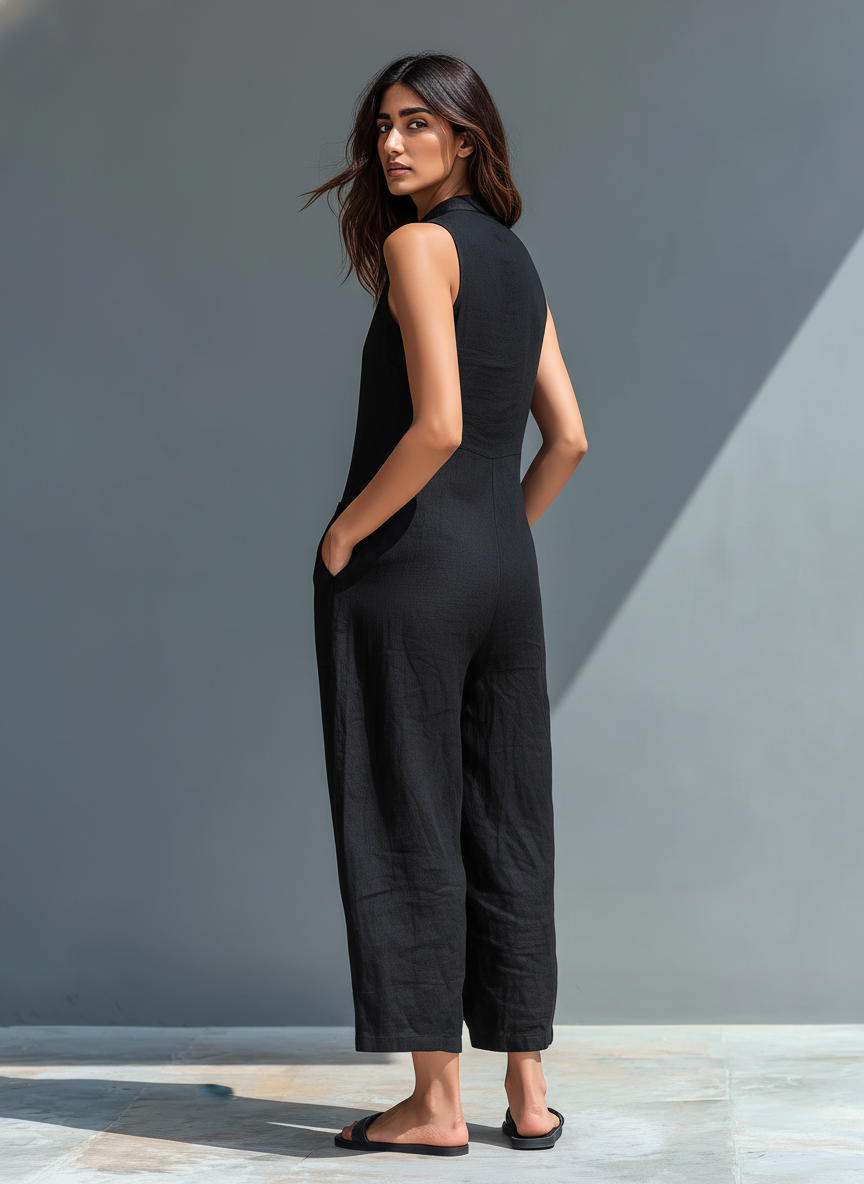 Adéla – Elegantní volný overal s minimalistickým designem