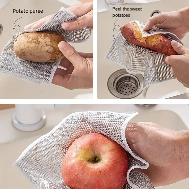 Cleaner Pro° ScrubPad: Multifunkční drátěná mycí houbička