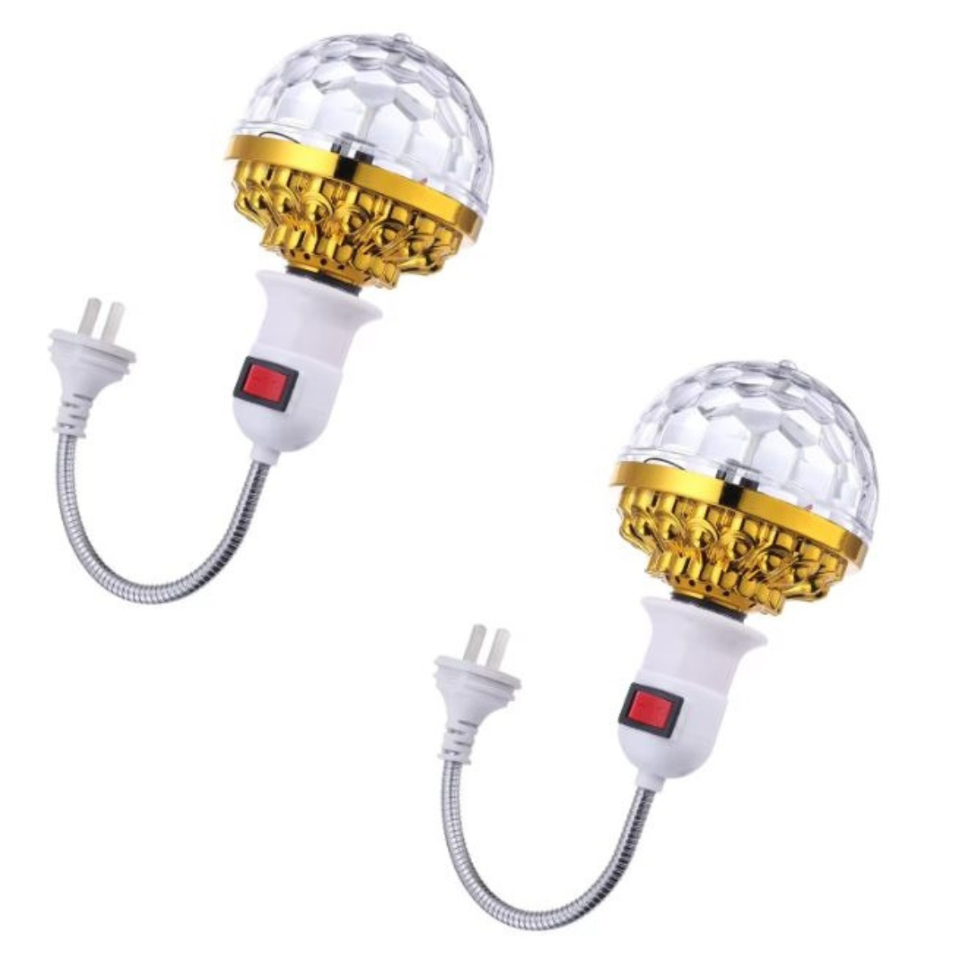 Ledsen™ DiscoBall 1+1 ZDARMA: Barevná LED Rotující Disco Světelná Koule