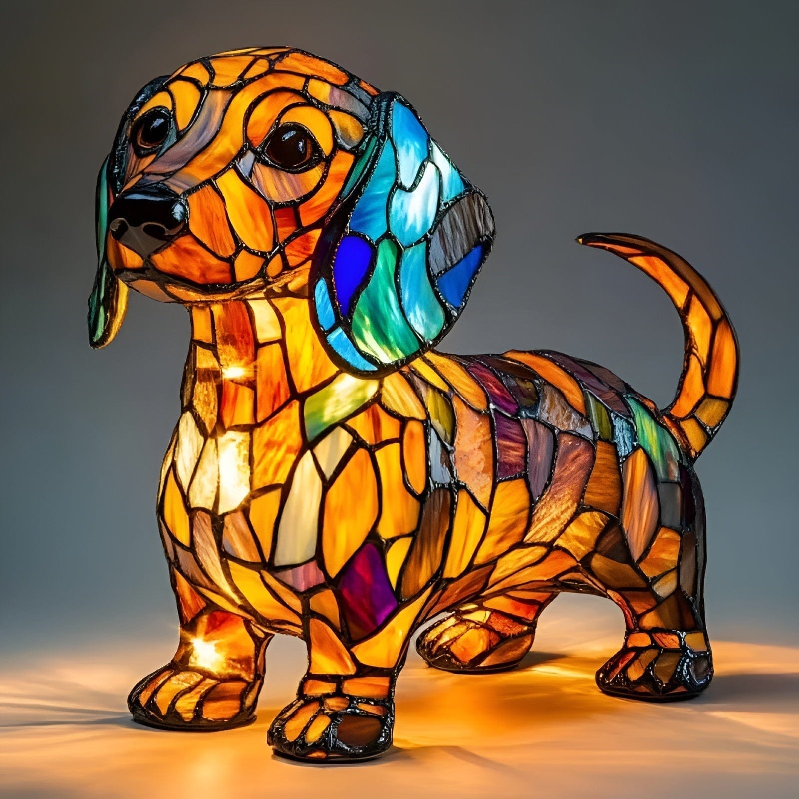 Animal Glow™ | Ručně vyrobená Tiffany lampa