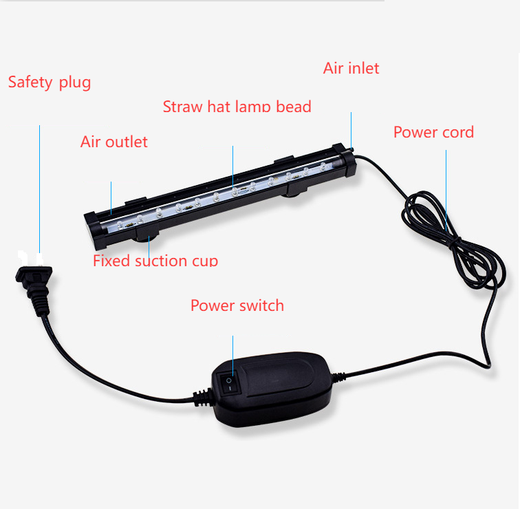 Ledsen™ GlowBubble: LED Akvarijní Barevné Svítící Bublinkové Světlo