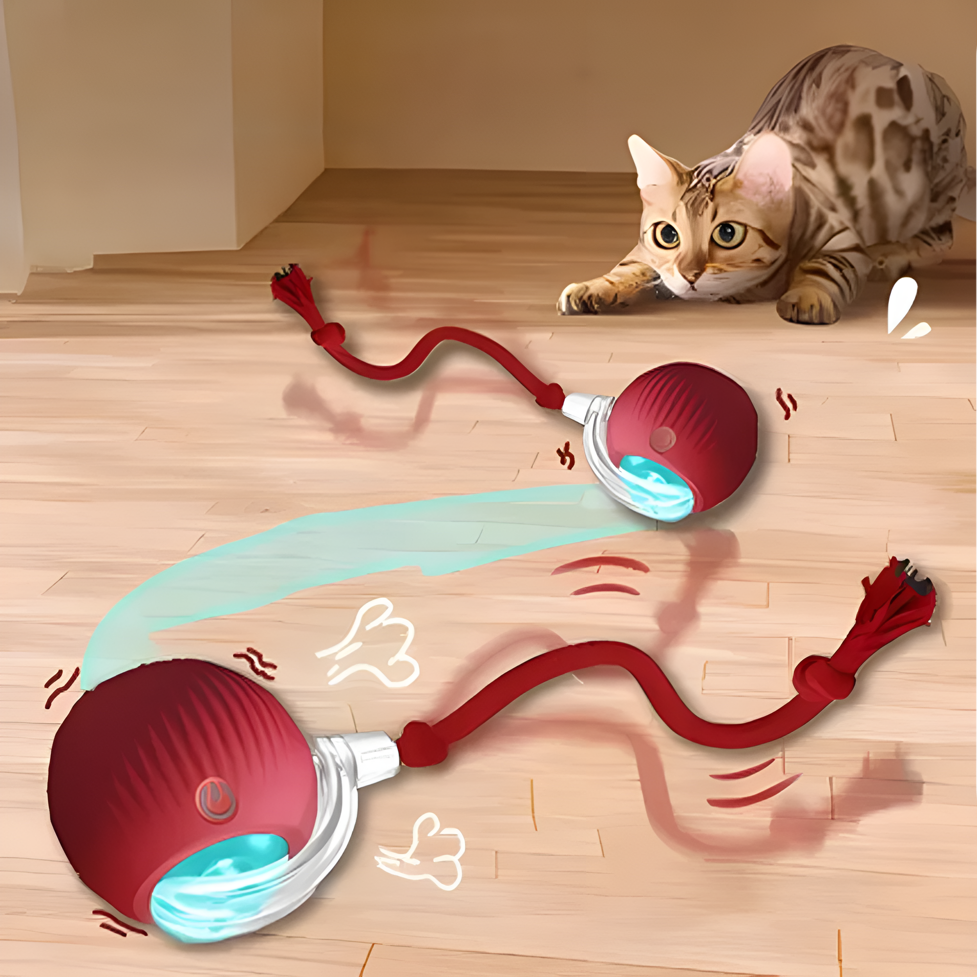Catfri® CatBall: Automatická Interaktivní Hračka pro Kočky
