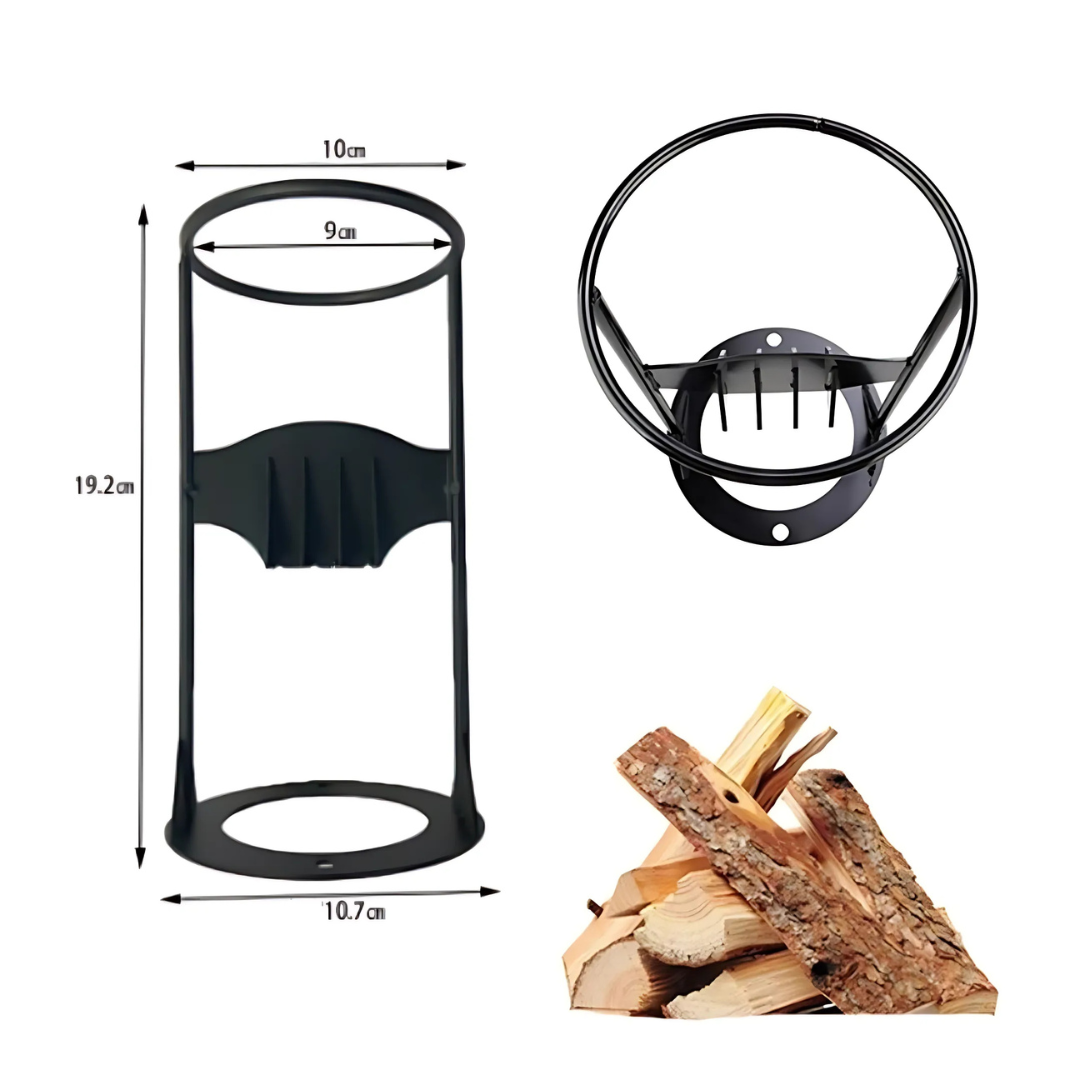 WoodSplitter - Přenosný Litinový Rozdělovací Stroj na Dřevo