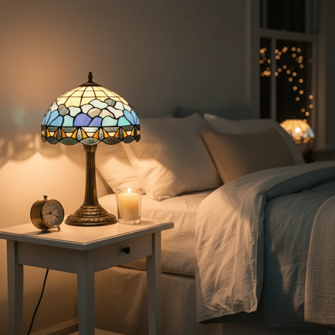 Vibrant Rosastil Lampa
