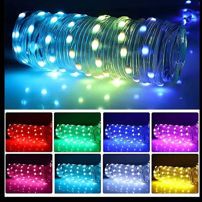 Ledsen™ StringLight: Barevné LED Řetězové Lampy S Dálkovým Ovládáním