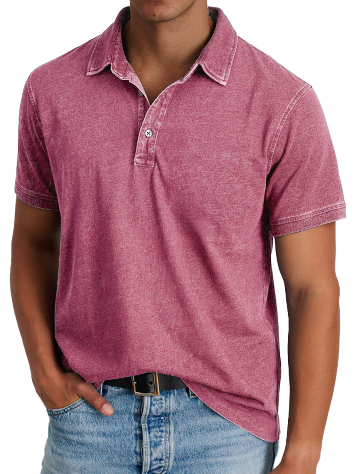 Tomáš – Nadčasová pánská polokošile s čistým střihem