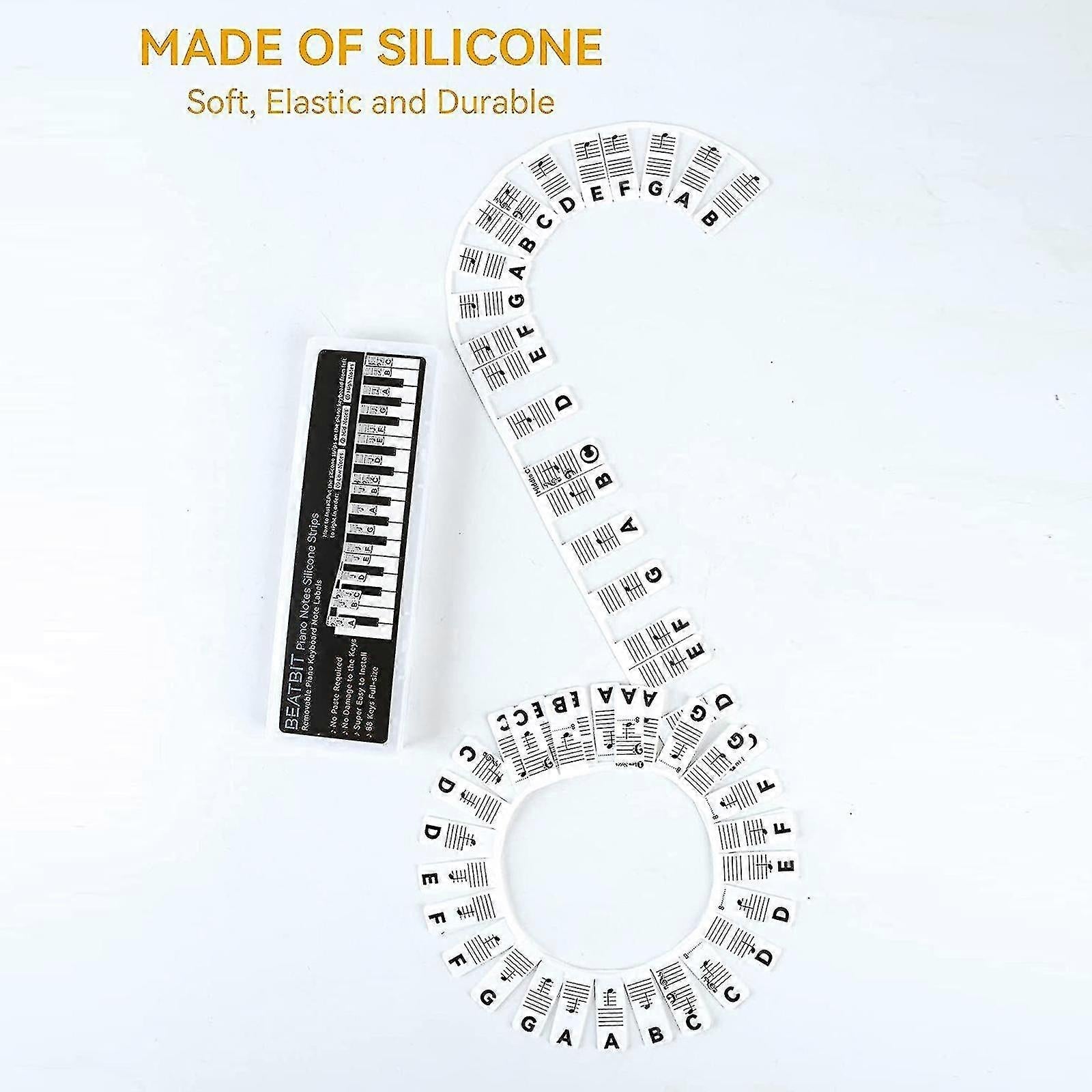 KeyboardLabel - Odnímatelná silikonová klávesnice a pianový štítek