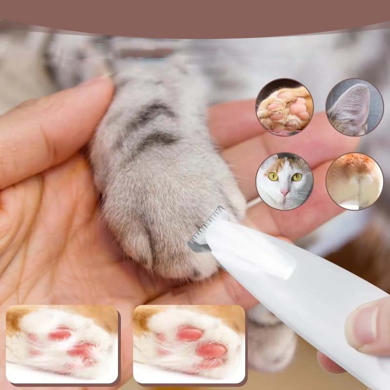 DogCatFri™ PetTrimmer: Zastřihávač srsti pro domácí zvířata s LED světlem