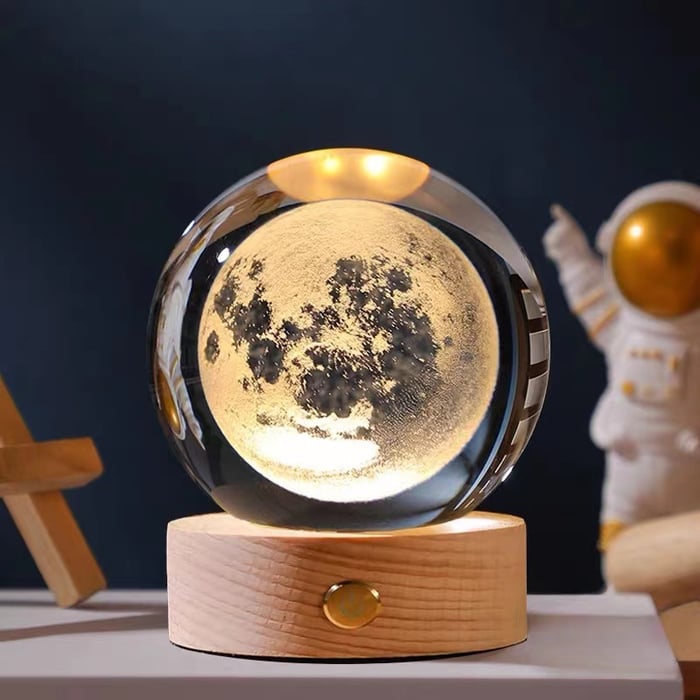 Ledsen™ CrystalBall - 3D Sluneční soustava Křišťálová koule s LED světlem