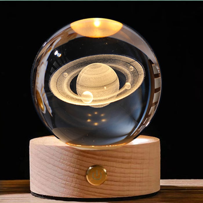 Ledsen™ CrystalBall - 3D Sluneční soustava Křišťálová koule s LED světlem