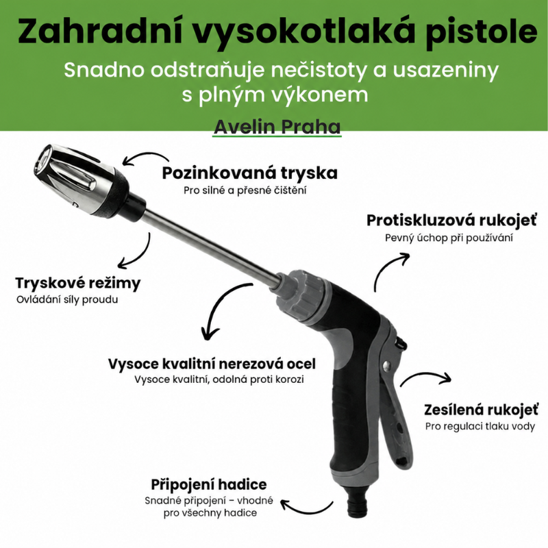PowerClean™ | Síla vysokotlakého čističe bez starostí