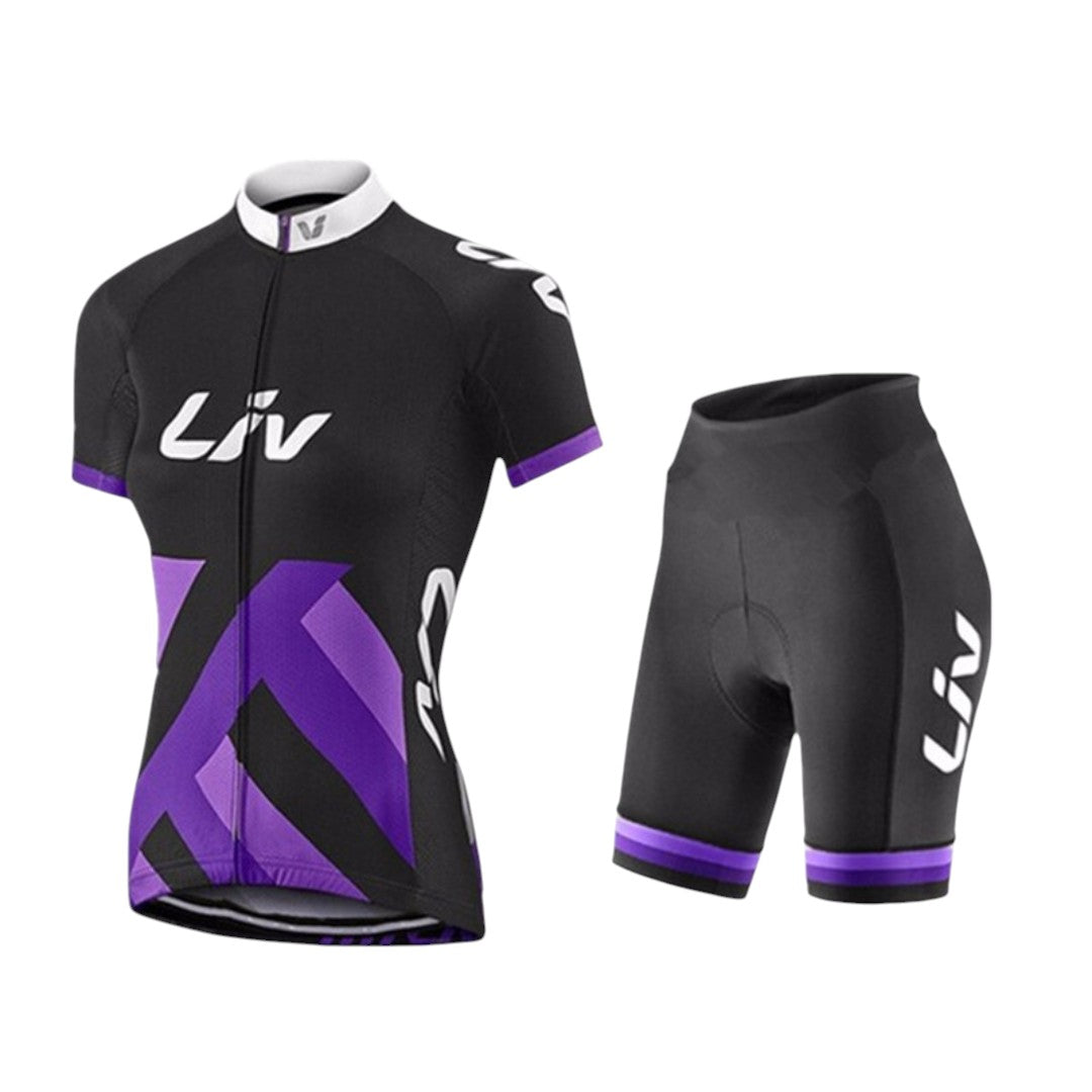 Dámský sportovní cyklistický set (krátký)