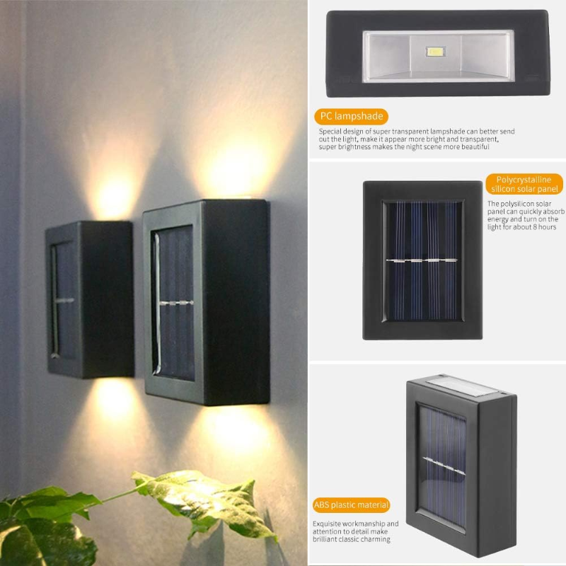 Ledsen™ WallLight: Solární Dvojitý Stín Murové Světlo