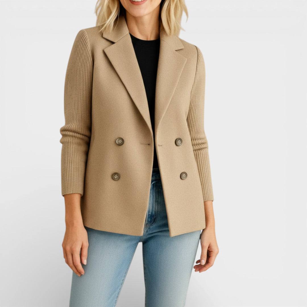 Lucile - Blazer s Pletenými Rukávy
