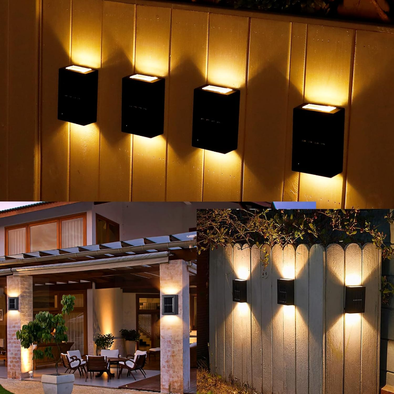 Ledsen™ WallLight: Solární Dvojitý Stín Murové Světlo