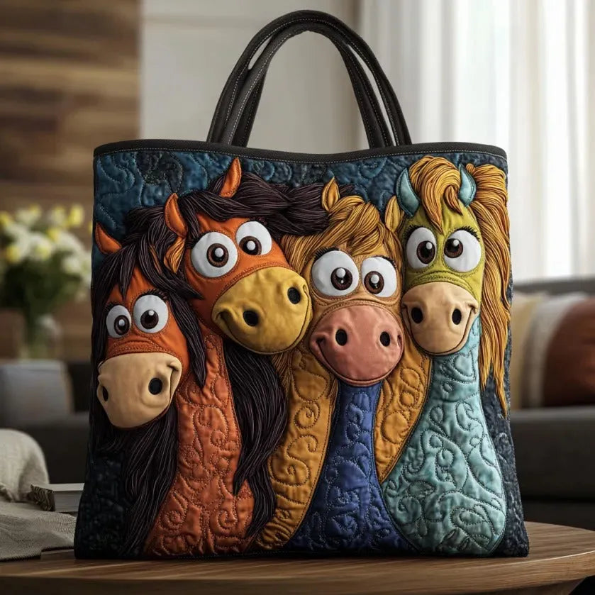 Ručně vyrobená Poney Tote