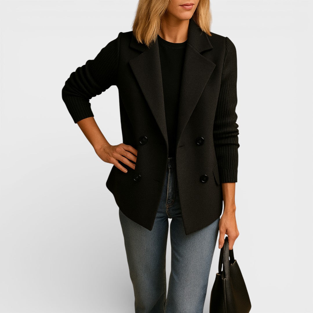 Lucile - Blazer s Pletenými Rukávy
