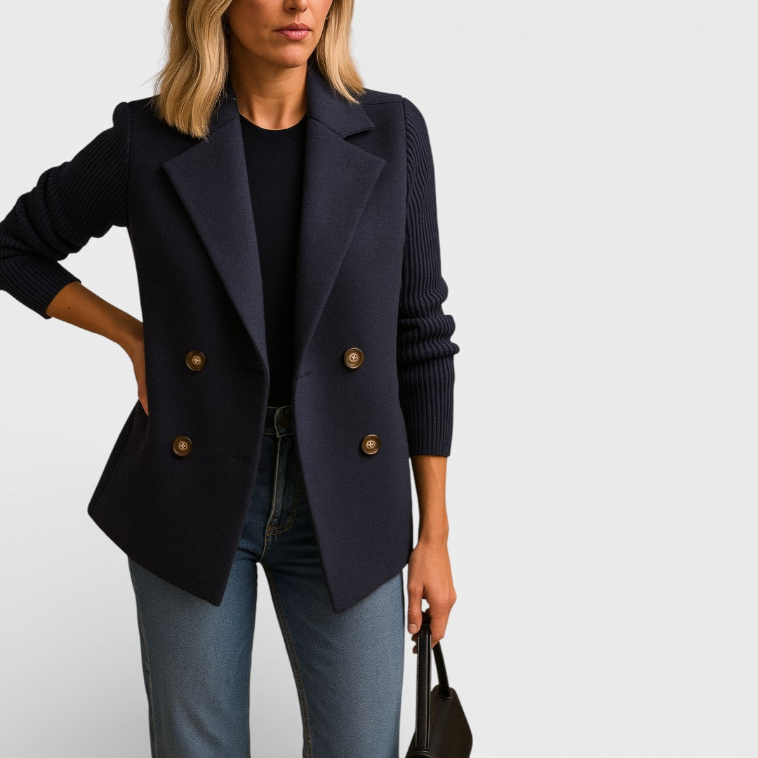 Lucile - Blazer s Pletenými Rukávy
