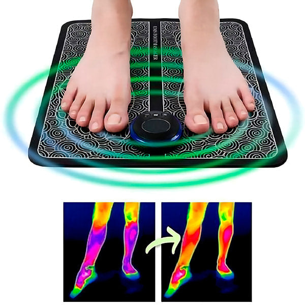 EMS masážní podložka na nohy – 3 režimů, 4 úrovně intenzity | FOOTPAD