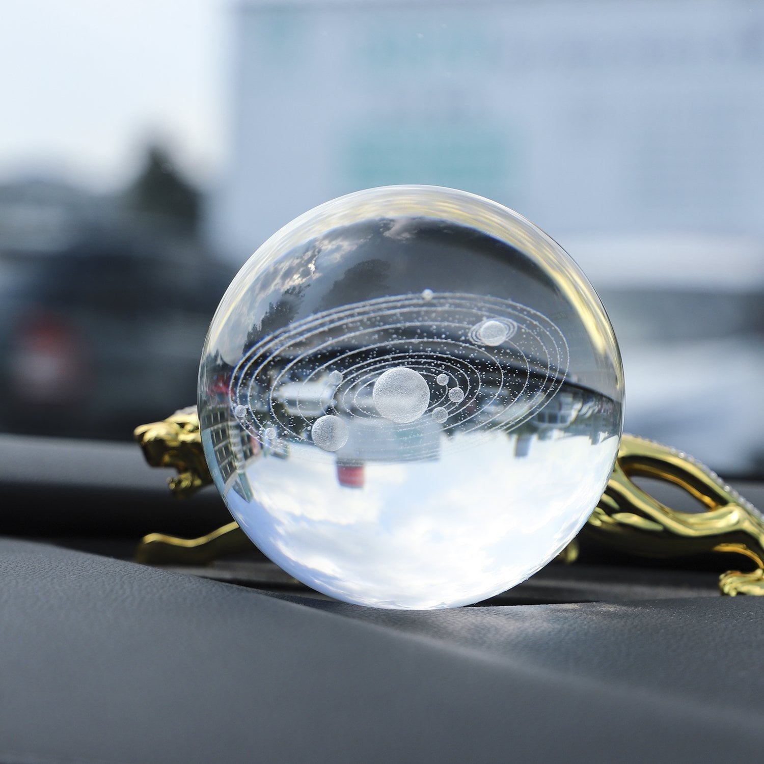 Ledsen™ CrystalBall - 3D Sluneční soustava Křišťálová koule s LED světlem