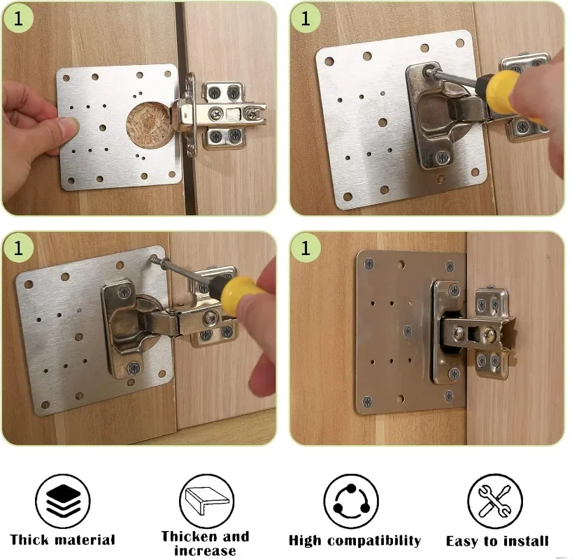 HingePlate 1+1 ZDARMA: DIY Oprava Nábytkových Závěsů Boční Deska