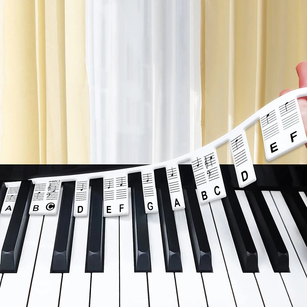 KeyboardLabel - Odnímatelná silikonová klávesnice a pianový štítek