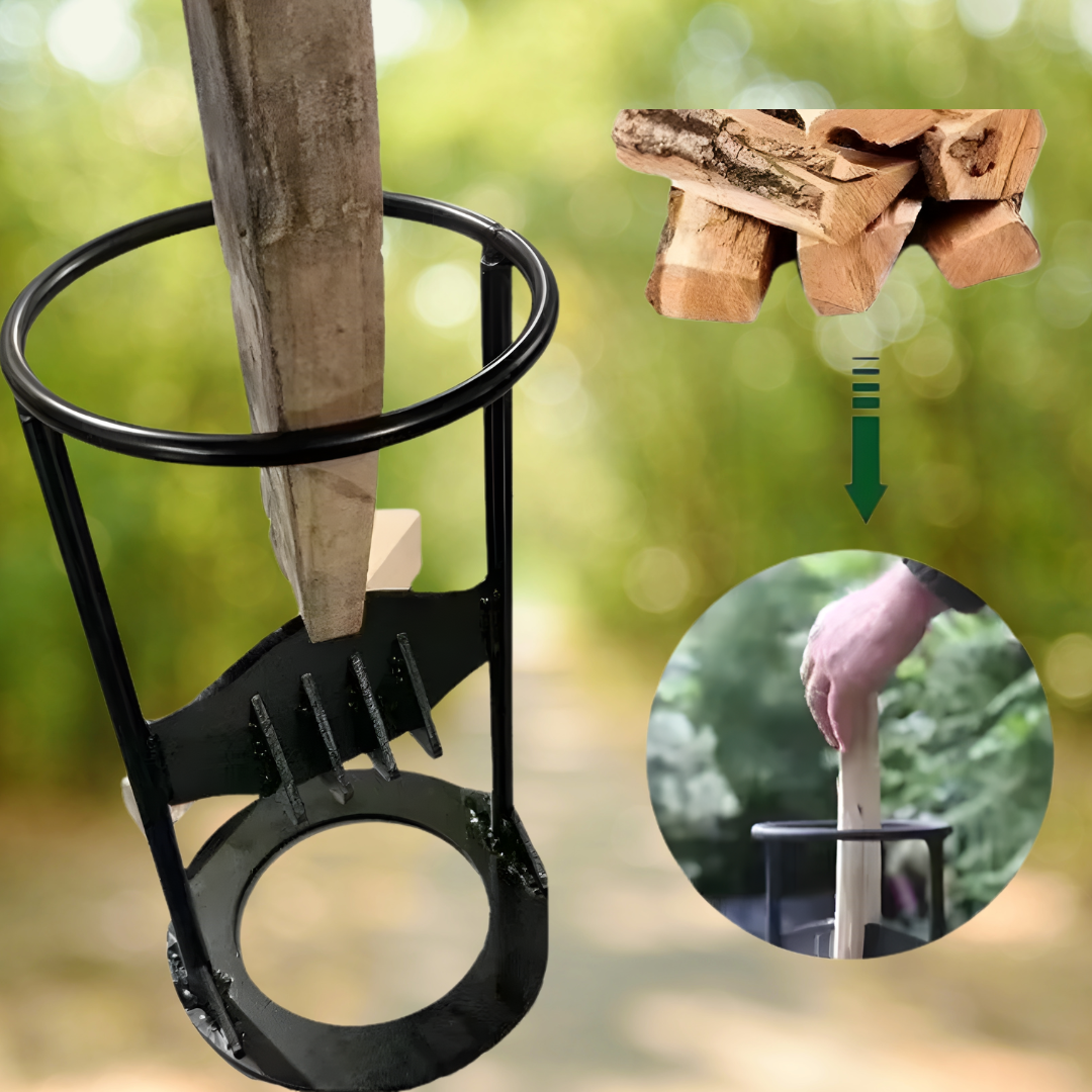 WoodSplitter - Přenosný Litinový Štípač Dřeva