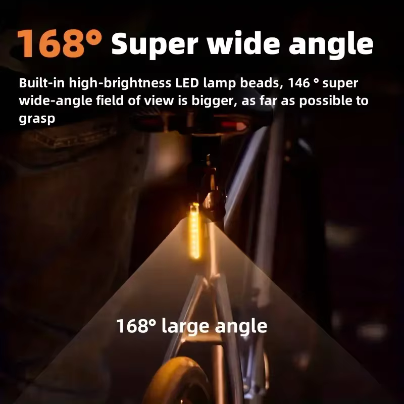 Ledsen™ GlowLight - Nabíjecí zadní světlo na kolo