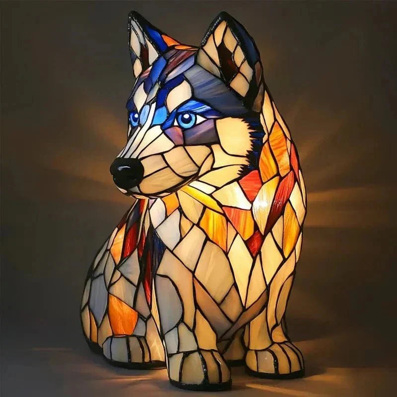 Animal Glow™ | Ručně vyráběná barevná skleněná lampa