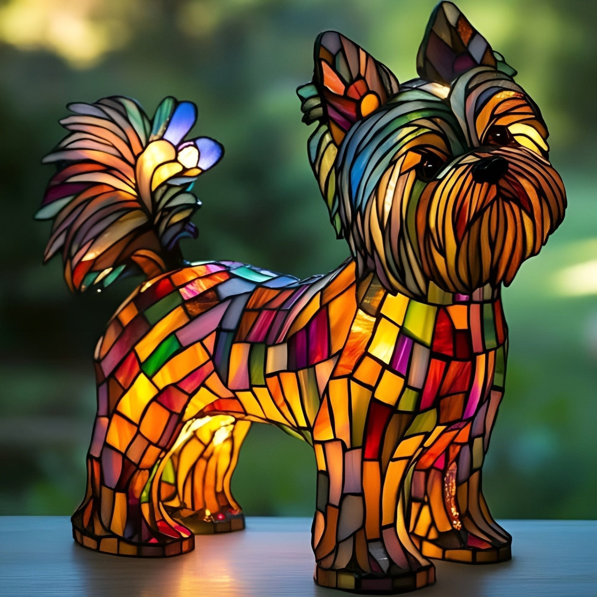 Animal Glow™ | Ručně vyráběná barevná skleněná lampa
