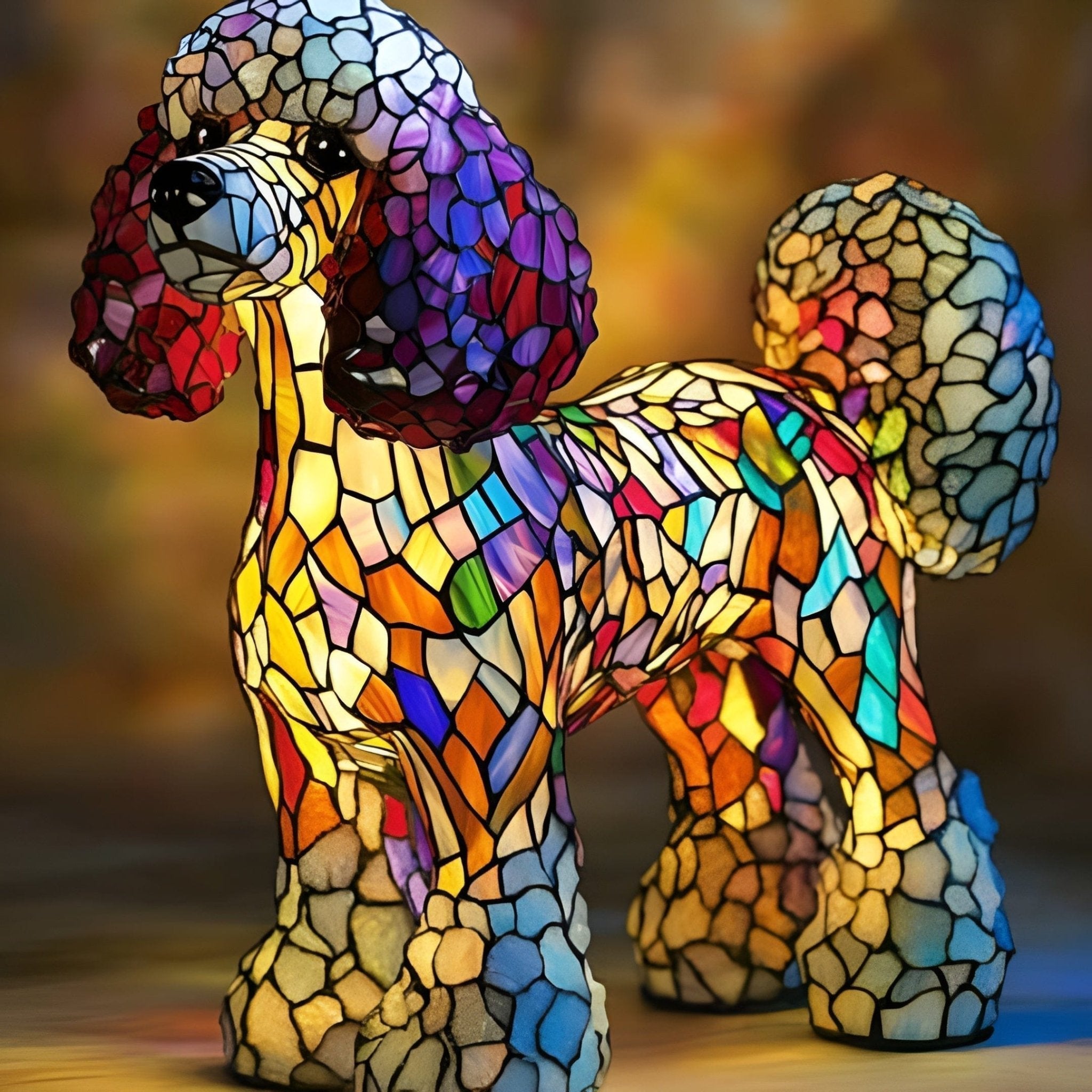 Animal Glow™ | Ručně vyráběná Tiffany lampa