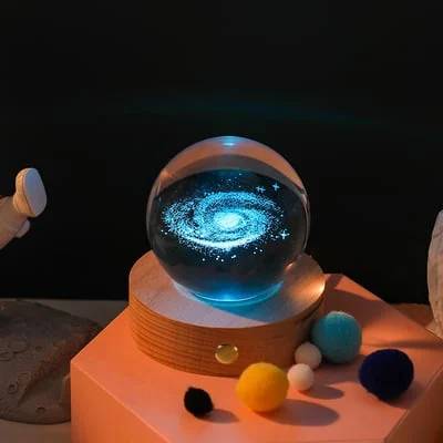 Ledsen™ CrystalBall - 3D Sluneční soustava Křišťálová koule s LED světlem