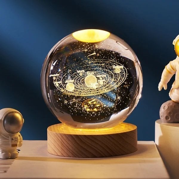 Ledsen™ CrystalBall - 3D Sluneční soustava Křišťálová koule s LED světlem