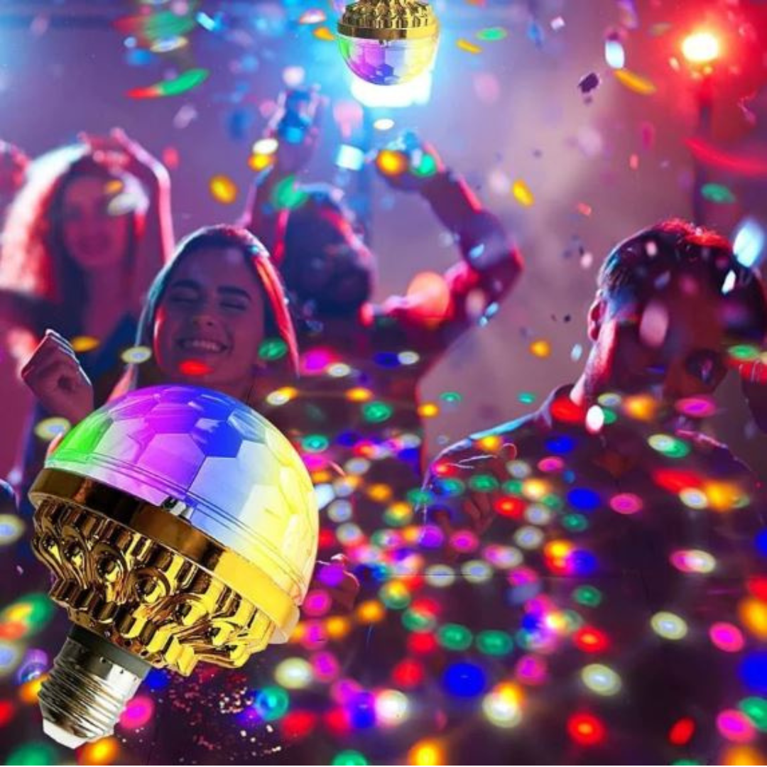 Ledsen™ DiscoBall 1+1 ZDARMA: Barevná LED Rotující Disco Světelná Koule