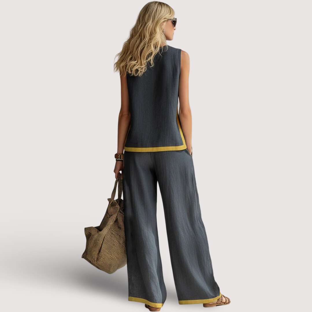 Leila | Elegantní set z bavlny a lnu