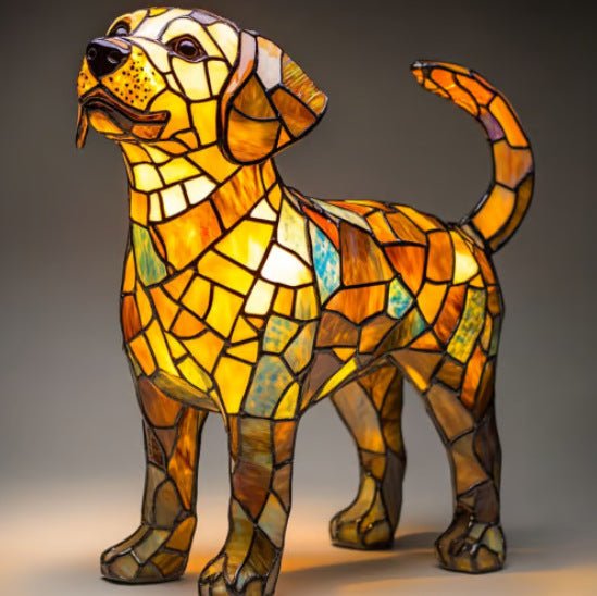 Labrador | Skleněná lampa